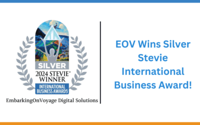 EOV Wins Silver Stevie Award for Fastest-Growing Company in Asia, Australia, and New Zealand!