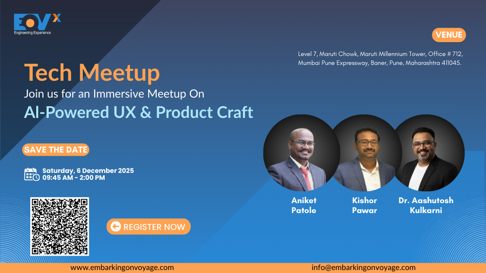 EOVx – Quarterly Tech Meetups by EmbarkingOnVoyage