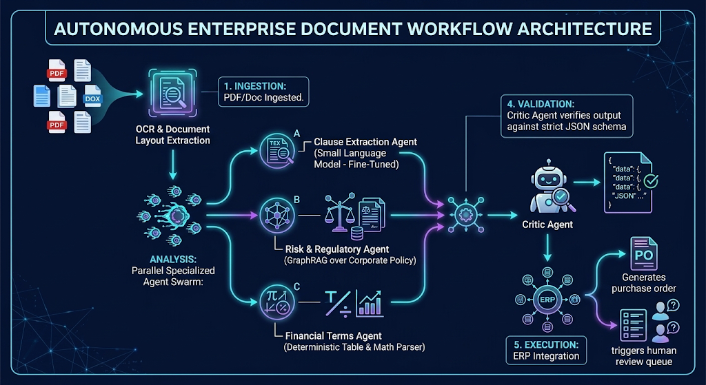 Best AI product engineering company in India - Autonomous Enterprise Document Workflow Architecture