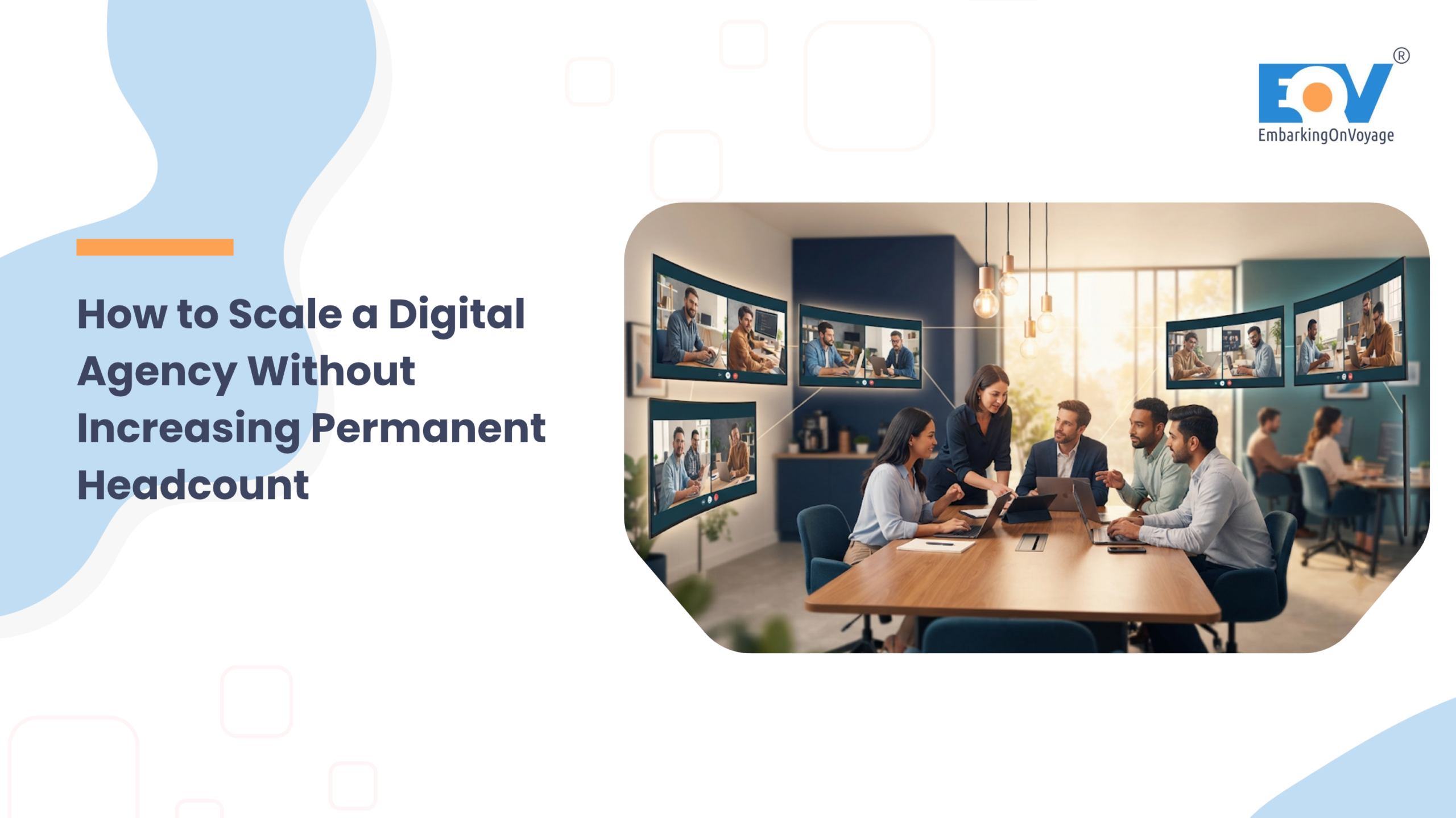 Digital agency leaders planning how to scale a digital agency with flexible engineering capacity